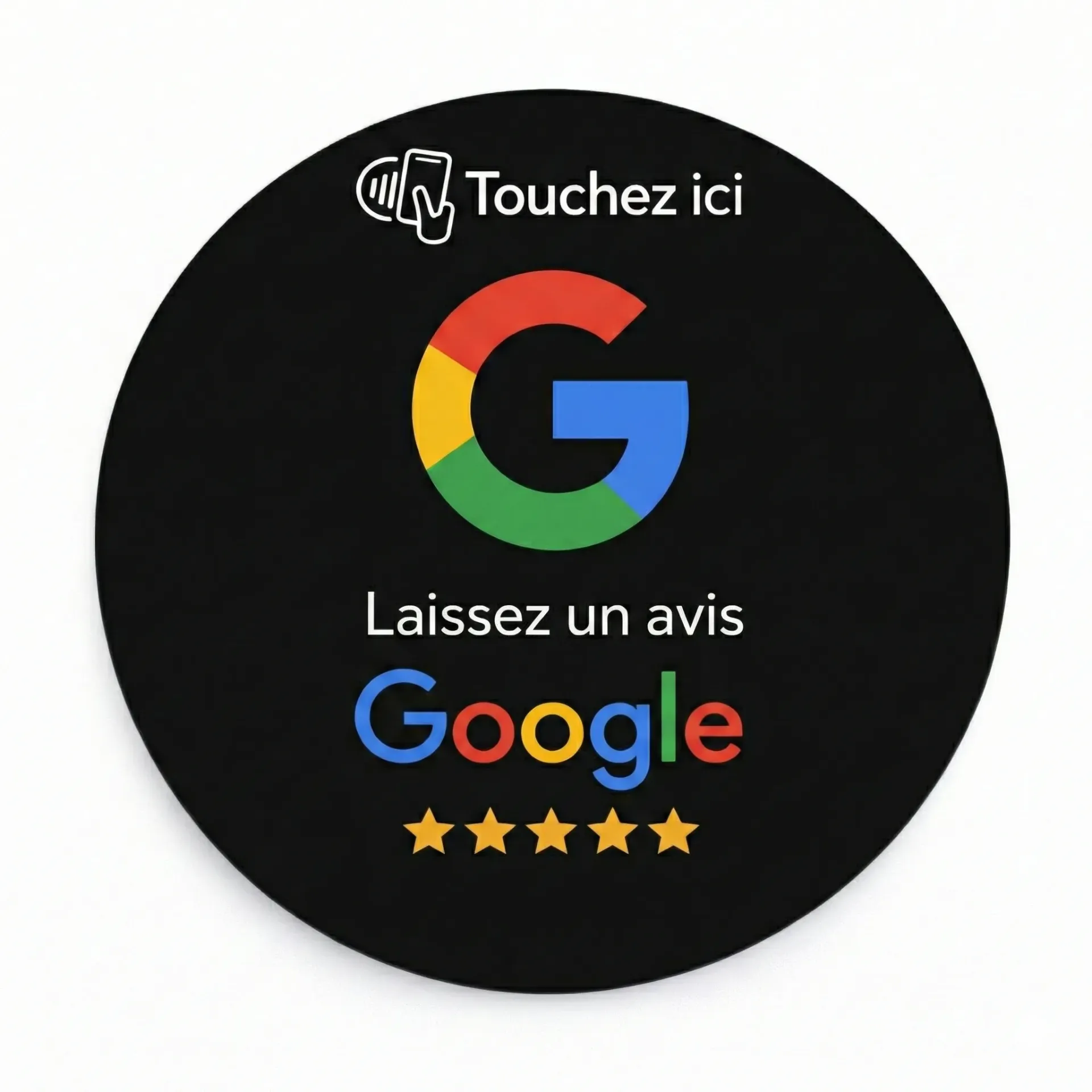 LYXIUM - AVIS GOOGLE ROND (Noir)